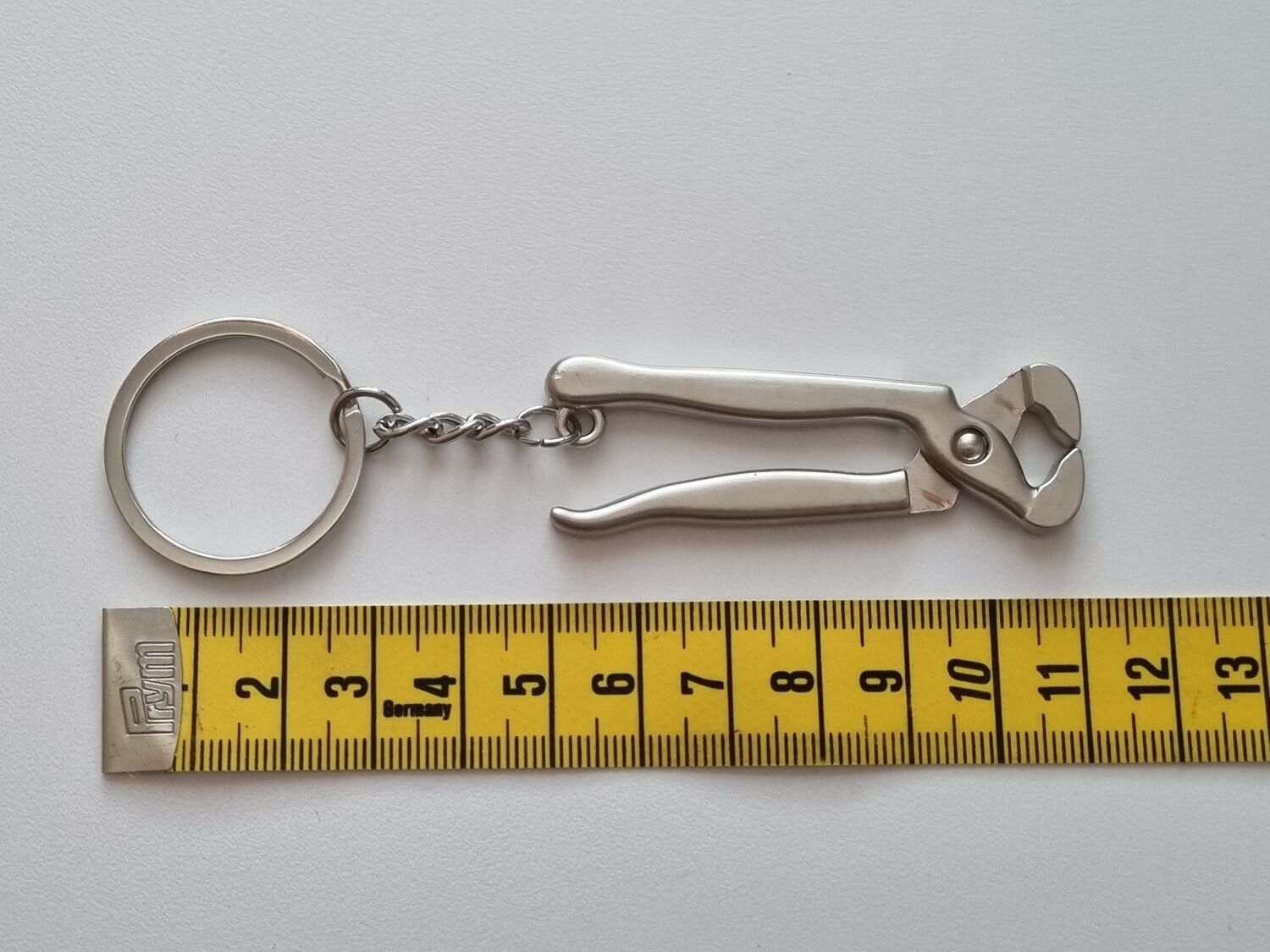 Nyckelring Hovtång Najtång miniatyr i rostfritt stål (20 gram)