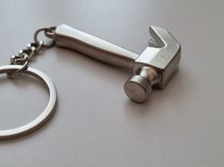 Nyckelring hammare hänge miniatyr i rostfritt stål (20,5 gram)