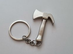 Nyckelring yxa hänge miniatyr i rostfritt stål (20 gram)