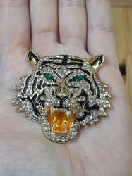 1 st detaljrik brosch hänge - Tiger / Lejon