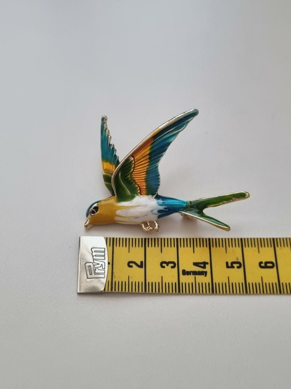 1 st detaljrik brosch hänge - Svala / fågel