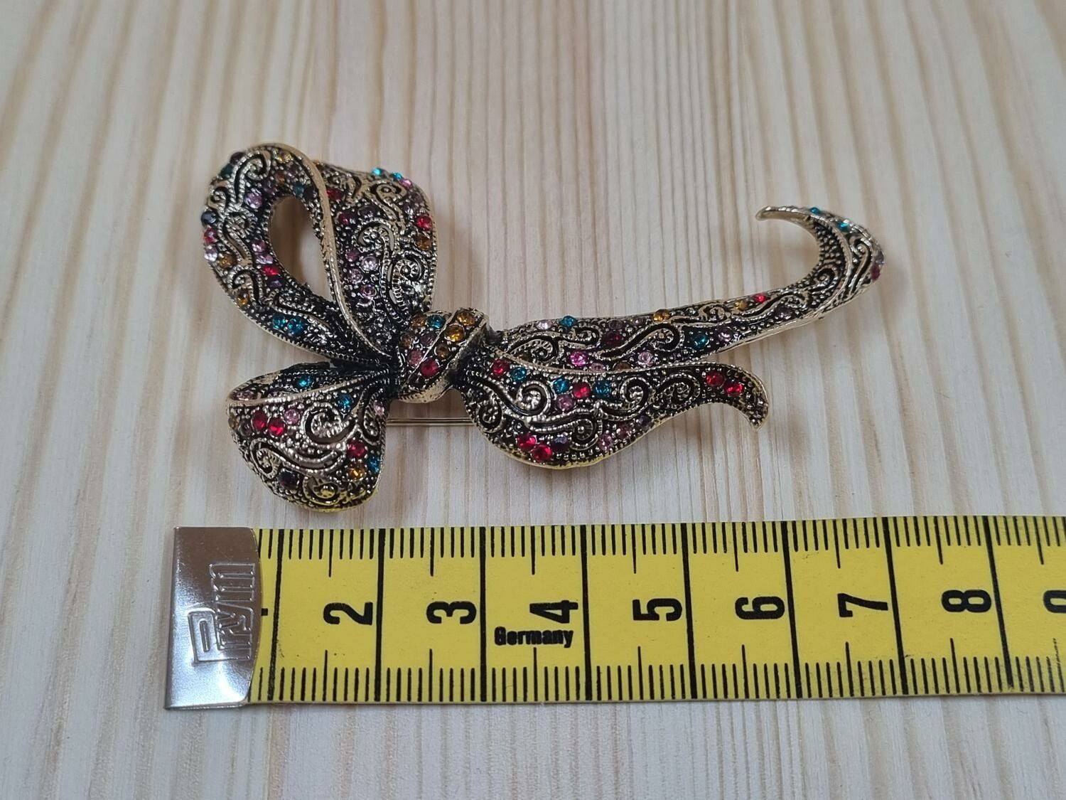 1 st detaljrik brosch hänge - Rosett, Rosettknut