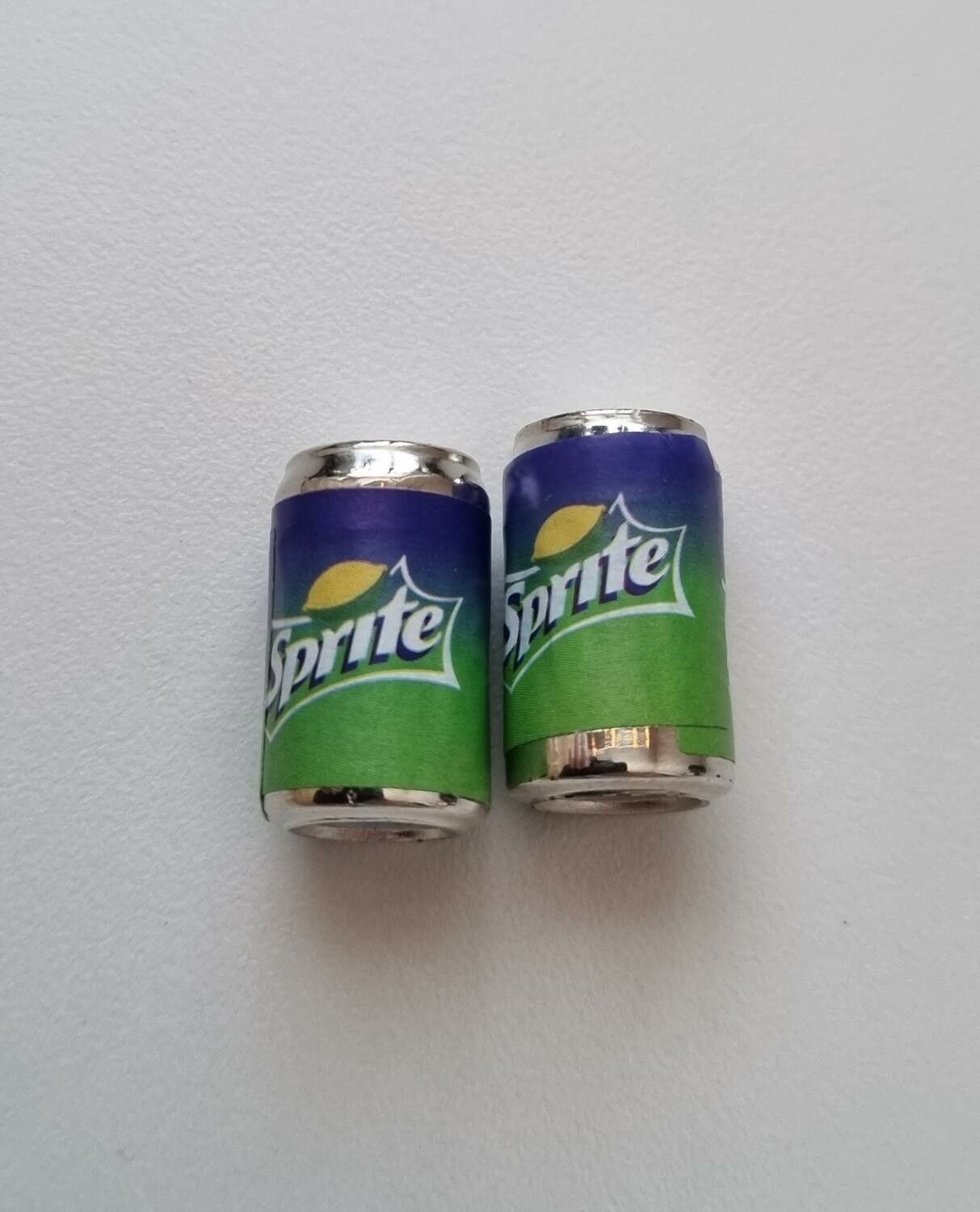 2 st Burkar miniatyr, miniburkar, dockskåp, tittskåp (Sprite)