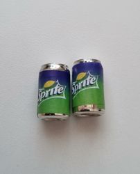 2 st Burkar miniatyr, miniburkar, dockskåp, tittskåp (Sprite)