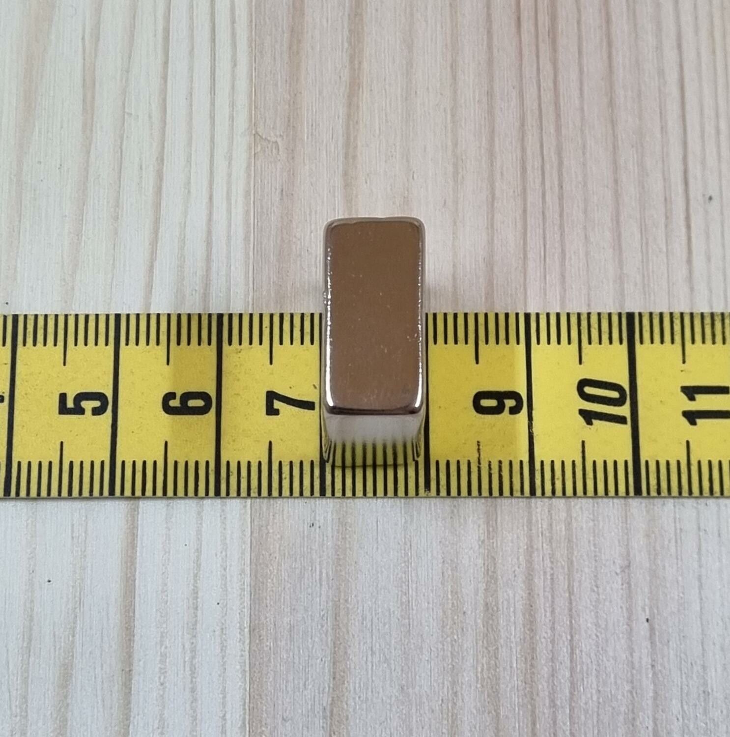 1 stor Neodymium magnet, stark magnet (19 x 9 x 9 mm)