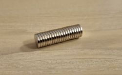 25 st Neodymium magneter (10x2 mm) runda magneter