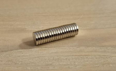 25 st Neodymium magneter (10x2 mm) runda magneter