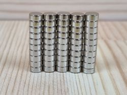 50 st Neodymium magneter (6x3 mm) runda magneter