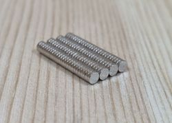 100 st Neodymium magneter (3x1 mm) runda magneter