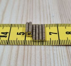 100 st Neodymium magneter (2x1 mm) runda magneter