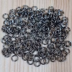 100 st jumprings / bindringar (4 mm, svarta)