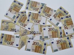 20 st miniatyrer - Sedlar Leksakspengar, Låtsaspengar - 200 euro