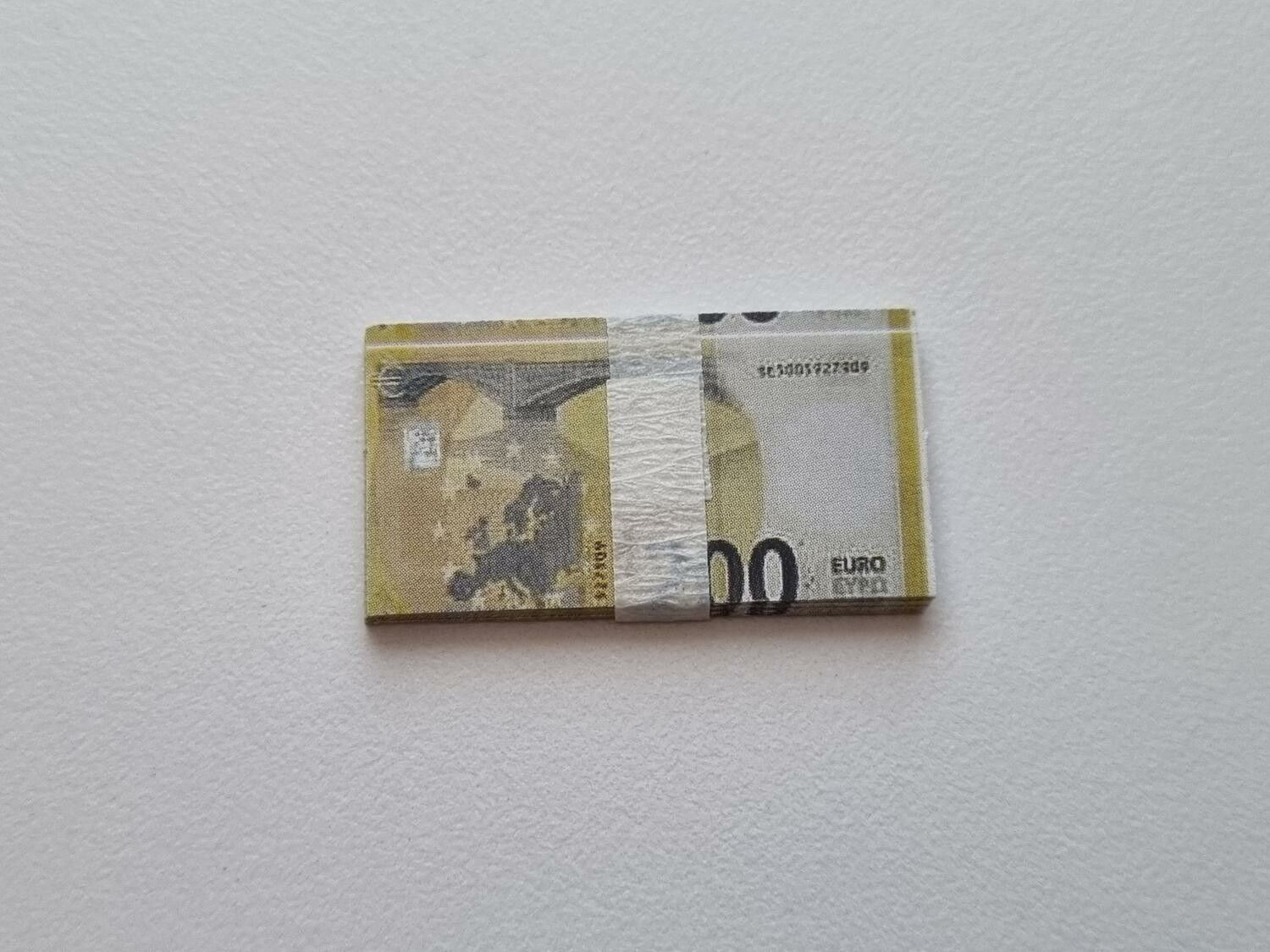 20 st miniatyrer - Sedlar Leksakspengar, Låtsaspengar - 200 euro