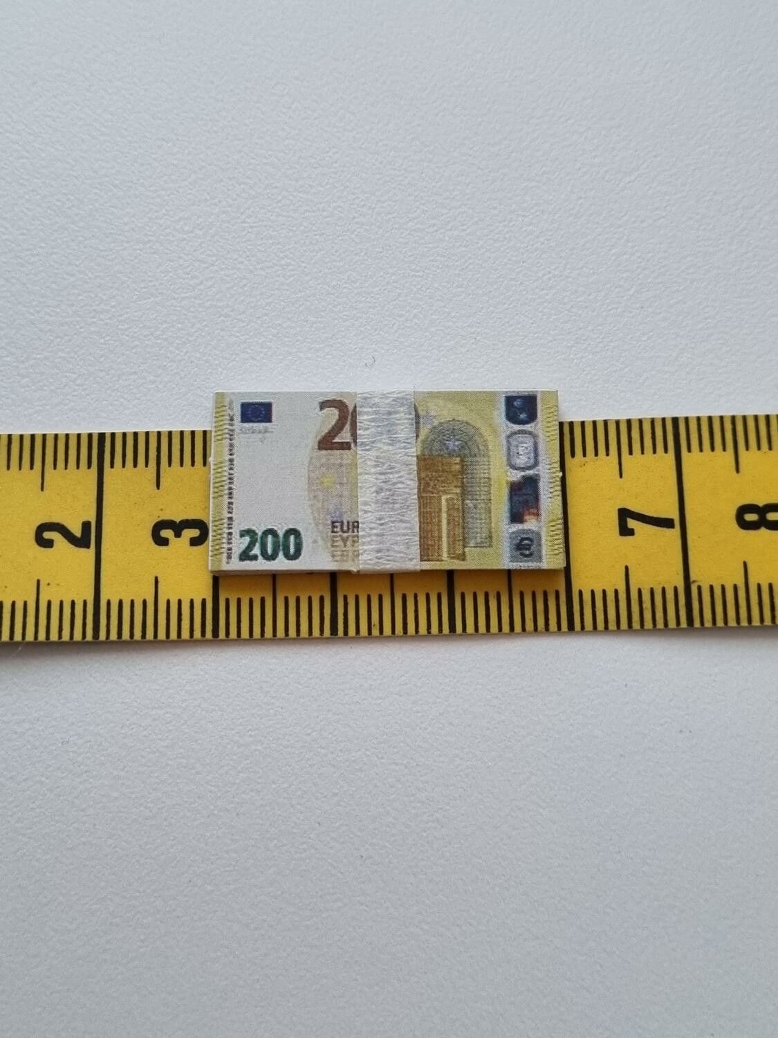 20 st miniatyrer - Sedlar Leksakspengar, Låtsaspengar - 200 euro