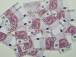 20 st miniatyrer - Sedlar Leksakspengar, Låtsaspengar - 500 euro