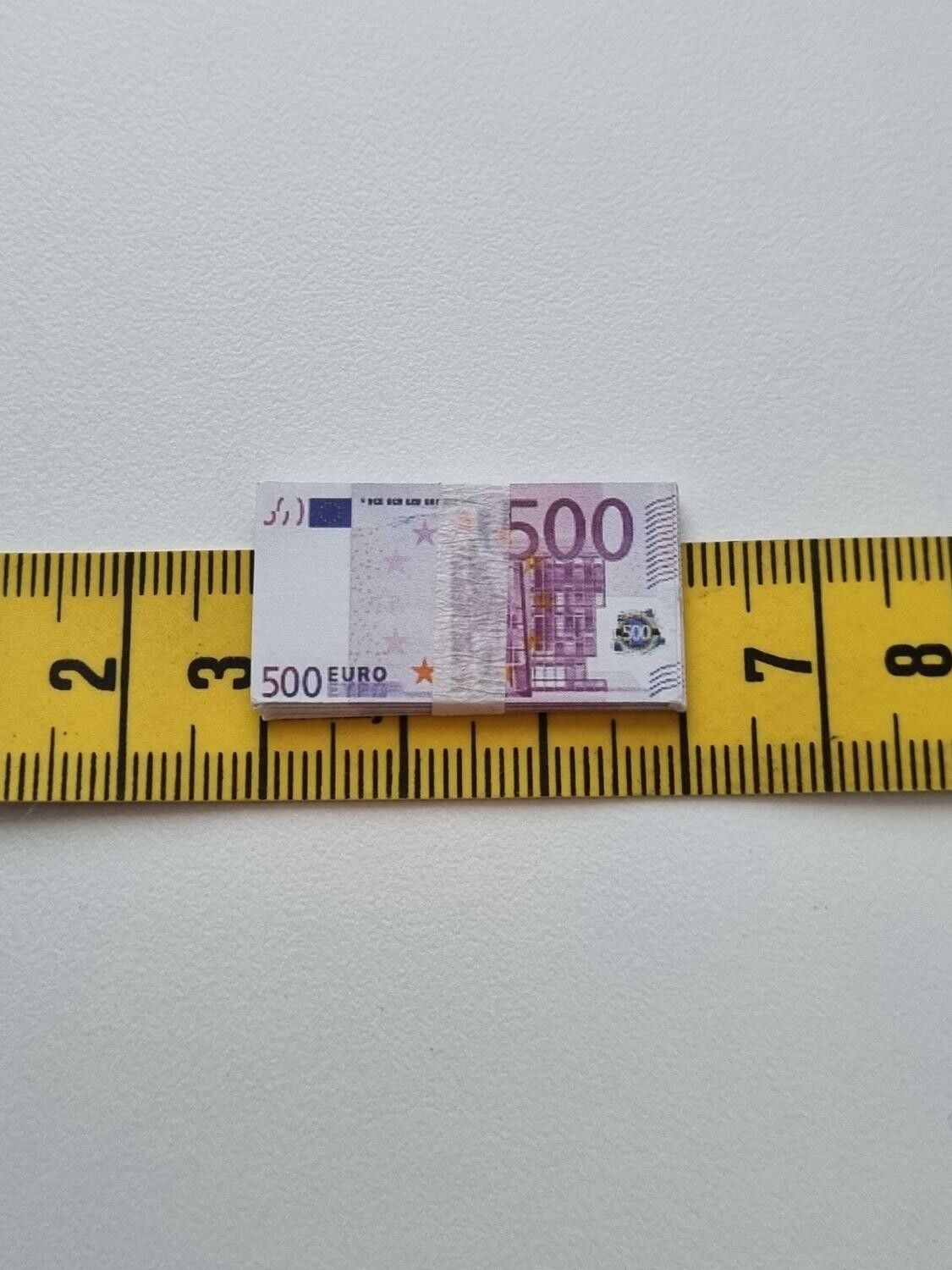 20 st miniatyrer - Sedlar Leksakspengar, Låtsaspengar - 500 euro