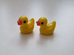 Miniatyr anka miniatyrankor ankungar (2 st gula)