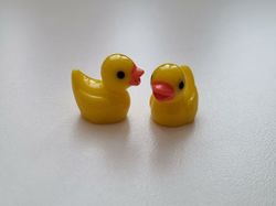 Miniatyr anka miniatyrankor ankungar (2 st gula)