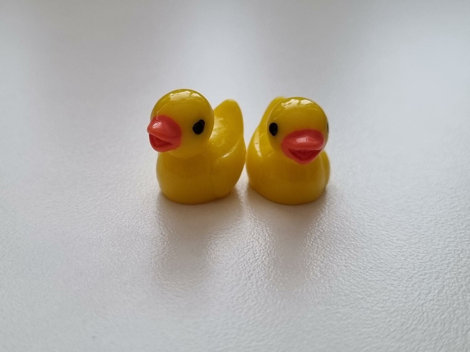 Miniatyr anka miniatyrankor ankungar (2 st gula)