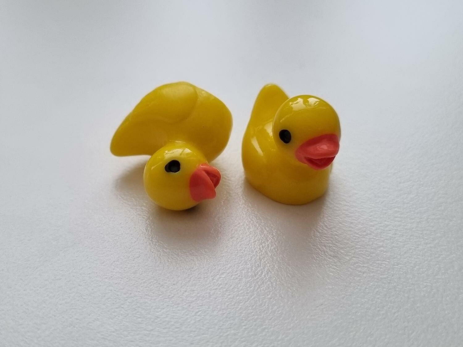 Miniatyr anka miniatyrankor ankungar (2 st gula)