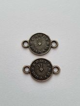 Fina berlocker klockor i steampunk, klockberlocker med dubbla öglor