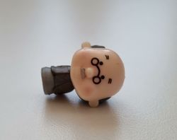 Miniatyr, figur - Funderande herre