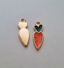 2 st Berlocker Charms - Morötter / morot