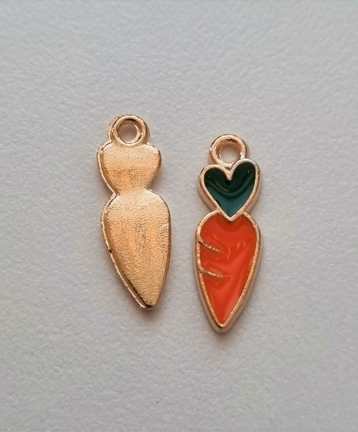 2 st Berlocker Charms - Morötter / morot