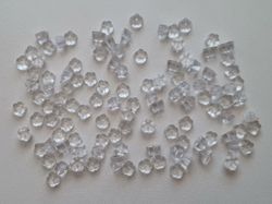 50 st pluppar bakstycken stoppers för örhängen (blomma)