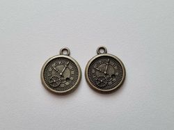 Klockberlock Klocka berlock i steampunk, bronsfärgad