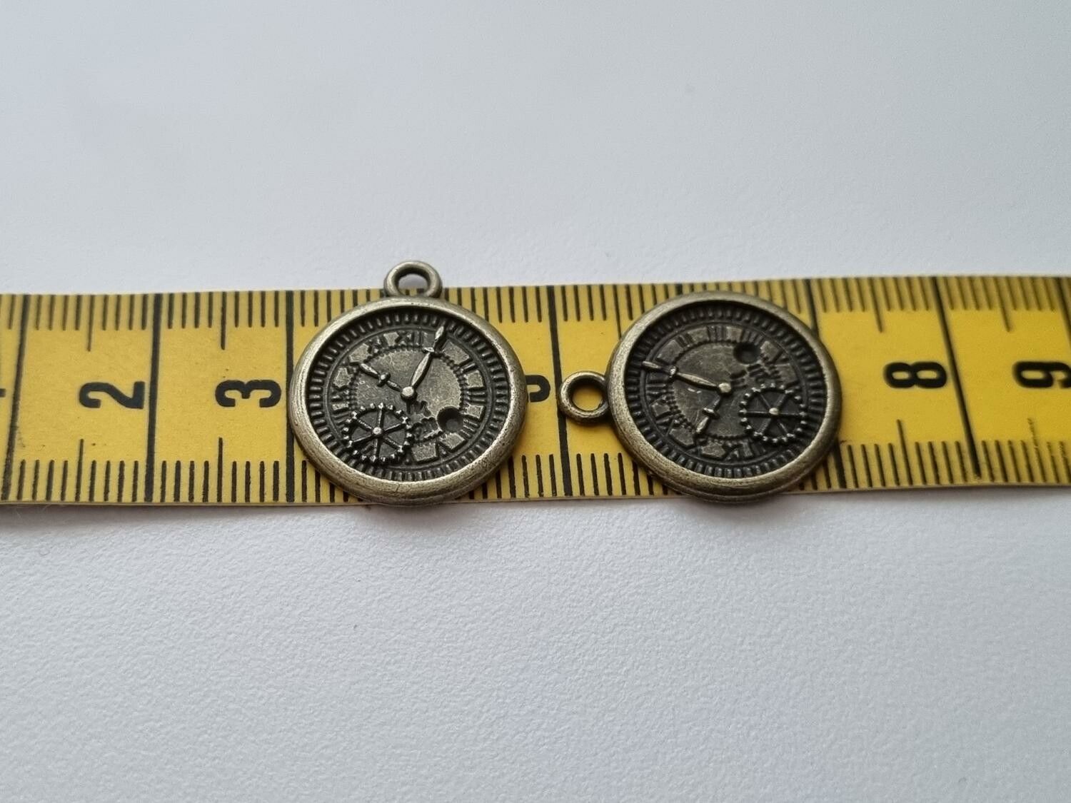 Klockberlock Klocka berlock i steampunk, bronsfärgad