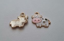 Miniatyr Charms Berlocker Kossor (2 st, variant 1)