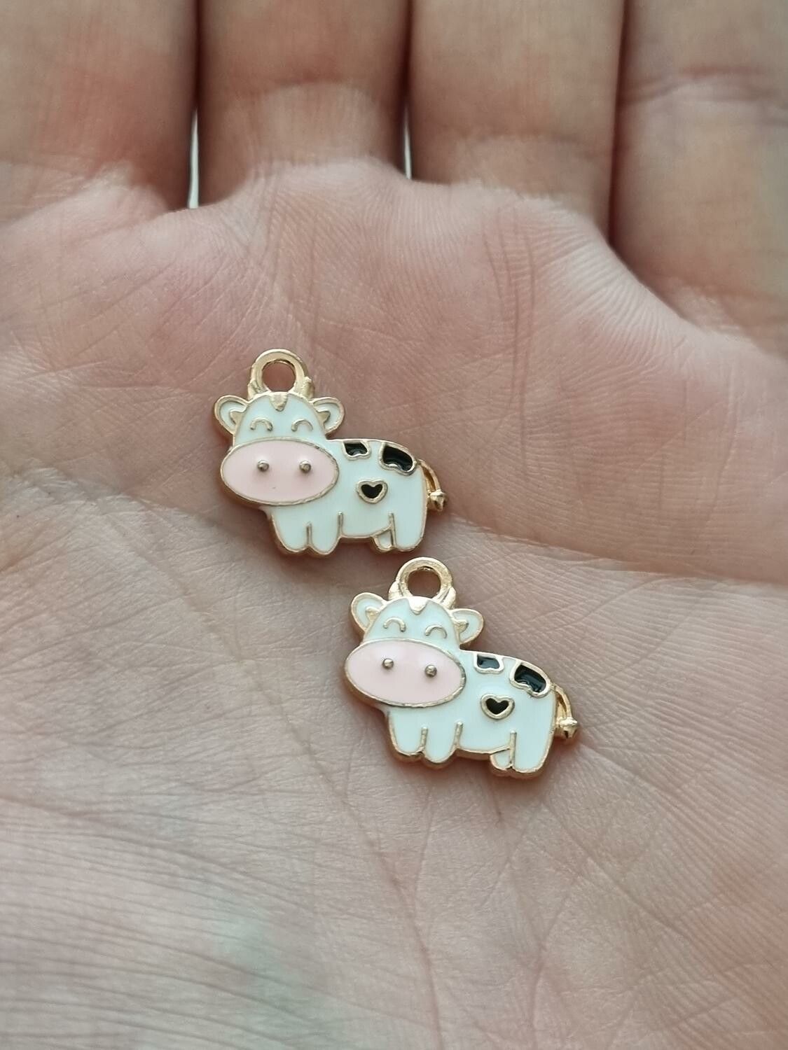 Miniatyr Charms Berlocker Kossor (2 st, variant 1)