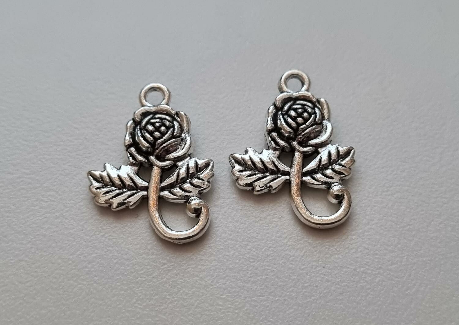 Berlocker Charms Miniatyr Rosor, 2 st