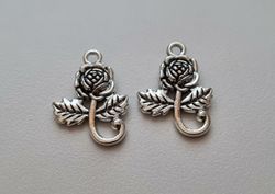 Berlocker Charms Miniatyr Rosor, 2 st