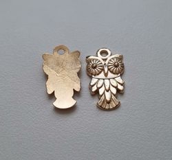 Berlocker Charms - Guldfärgade Ugglor