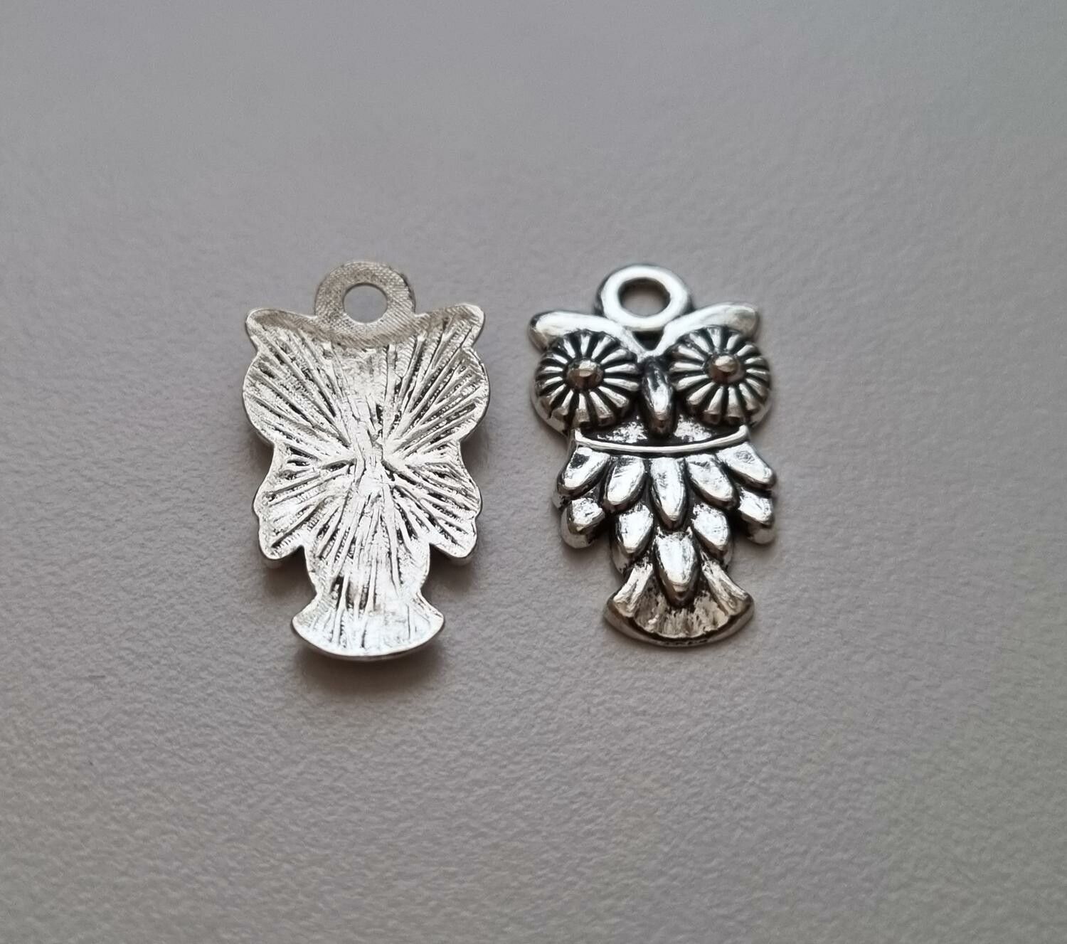 Berlocker Charms - Silverfärgade Ugglor