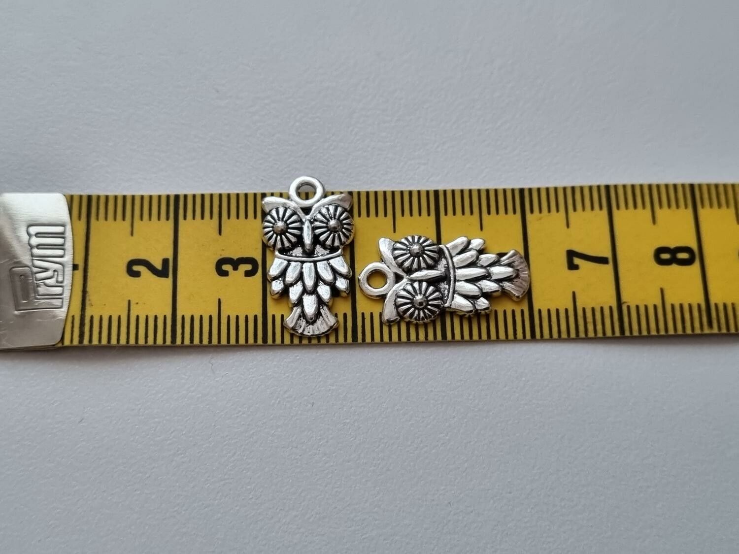 Berlocker Charms - Silverfärgade Ugglor