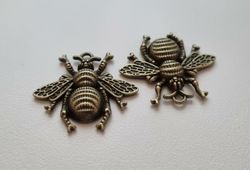Berlocker Charms - Bin, Bronsfärgade