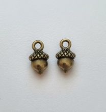Berlocker Charms - Ekollon, bronsfärgade