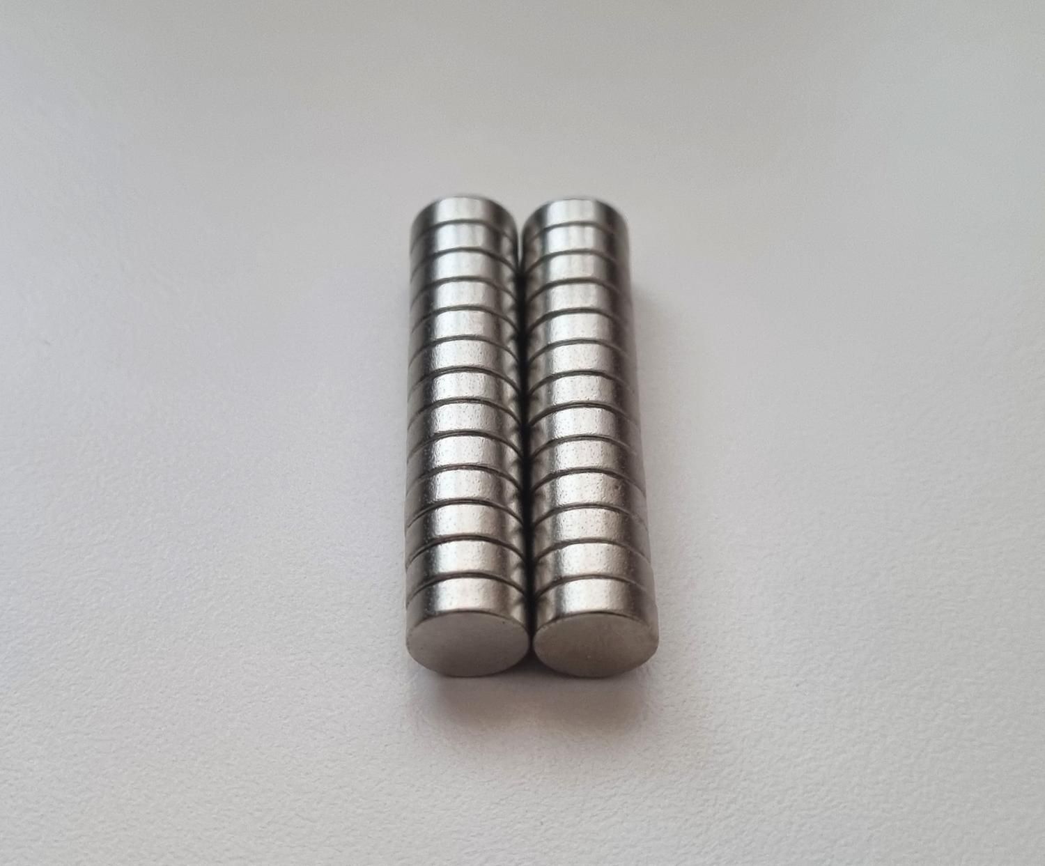 25 st Neodymium magneter (8x3 mm) runda magneter