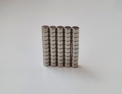 50 st Neodymium magneter (5x3 mm) runda magneter