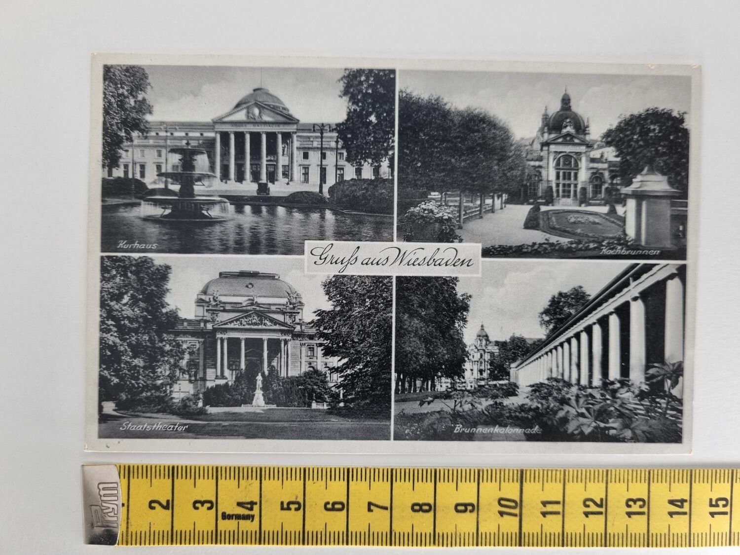 Äldre vykort. Stämplat 1938