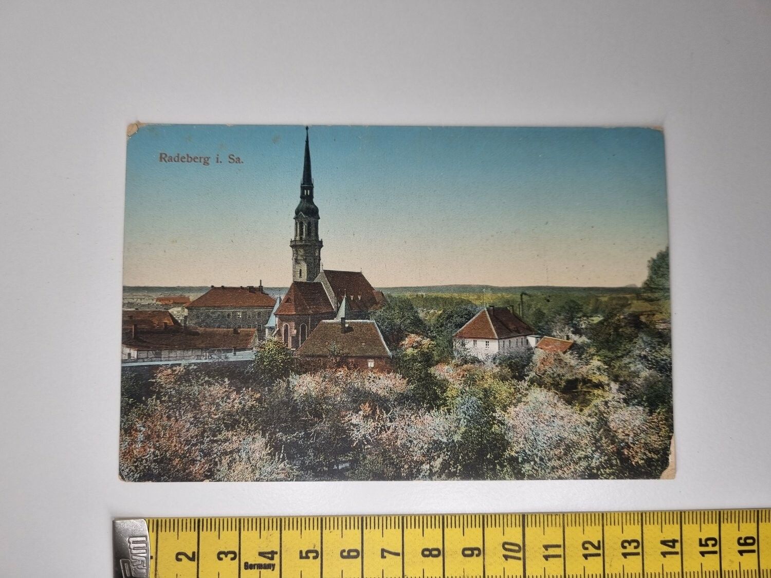 Äldre vykort. Radeberg i. Sa. 1915