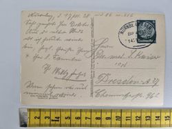 Äldre vykort. Nürnberg. Vestertor-Brück. Stämplat 1938