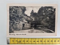 Äldre vykort. Nürnberg. Vestertor-Brück. Stämplat 1938