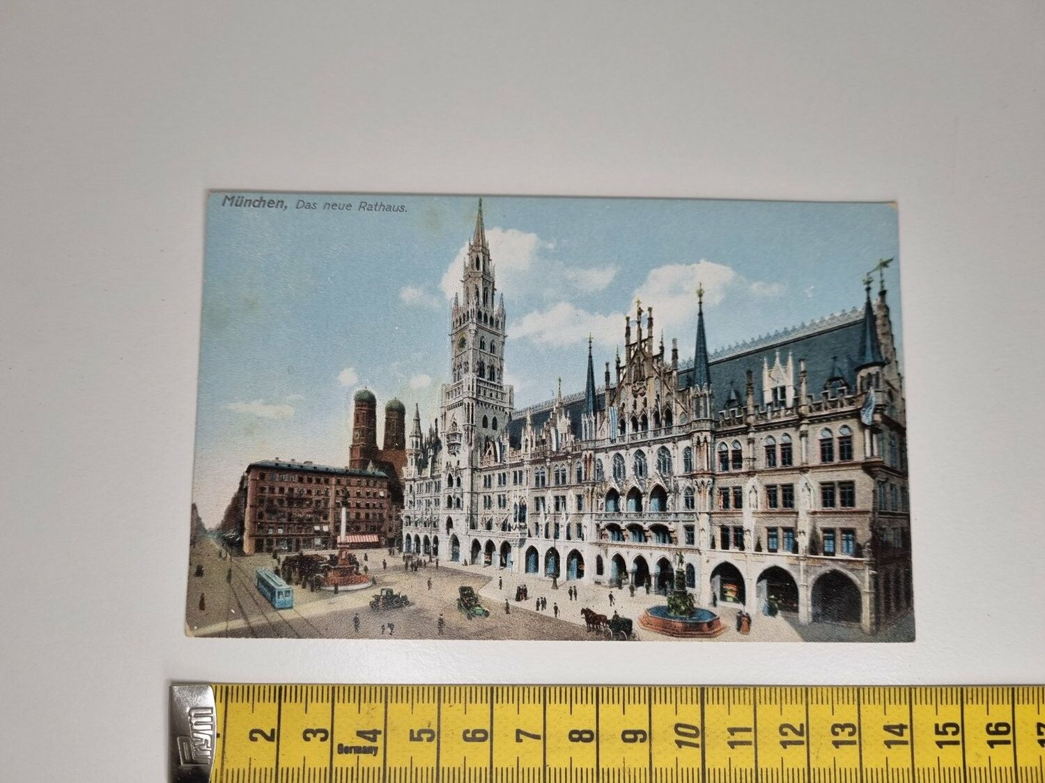 Äldre vykort. München, Das neue Rathaus