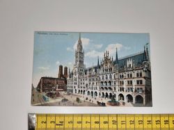Äldre vykort. München, Das neue Rathaus