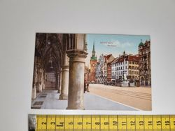 Äldre vykort. MÜNCHEN Marienplatz
