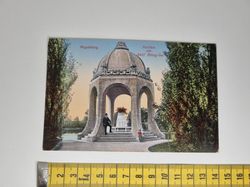 Äldre vykort. Magdeburg. Pavillon am Adolf Mittag-See